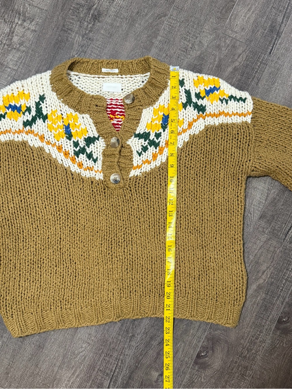 MOTHER The Henley Jumper in "Bull In A China Shop" - Size small - Picture 12 of 16